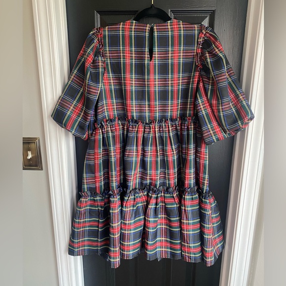 Aura Multicolor Plaid  Tartan Dress Christmas - Picture 2 of 10